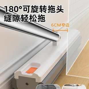 家用一拖净海棉吸水胶棉拖把懒人拖地神器地 免手洗挤水202k3新款