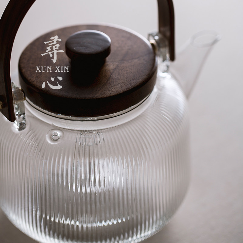 家用全自动电陶炉日式透明加厚y玻璃烧水壶煮茶器煮茶壶煮茶炉泡