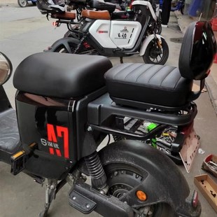 T3s后坐垫加厚加宽前座毛毛虫后座加高靠背扶手 深远A7 Ae8