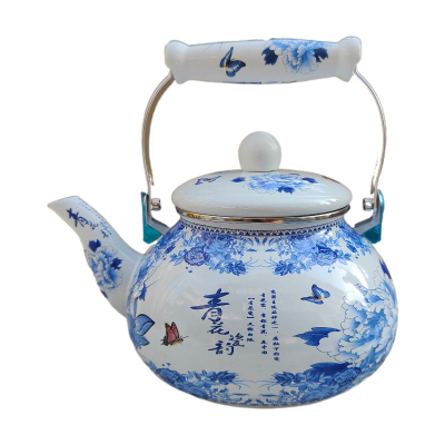 特价加厚搪瓷家用烧水壶煮咖啡奶C茶户外茶壶凉白开水壶餐厅煮药