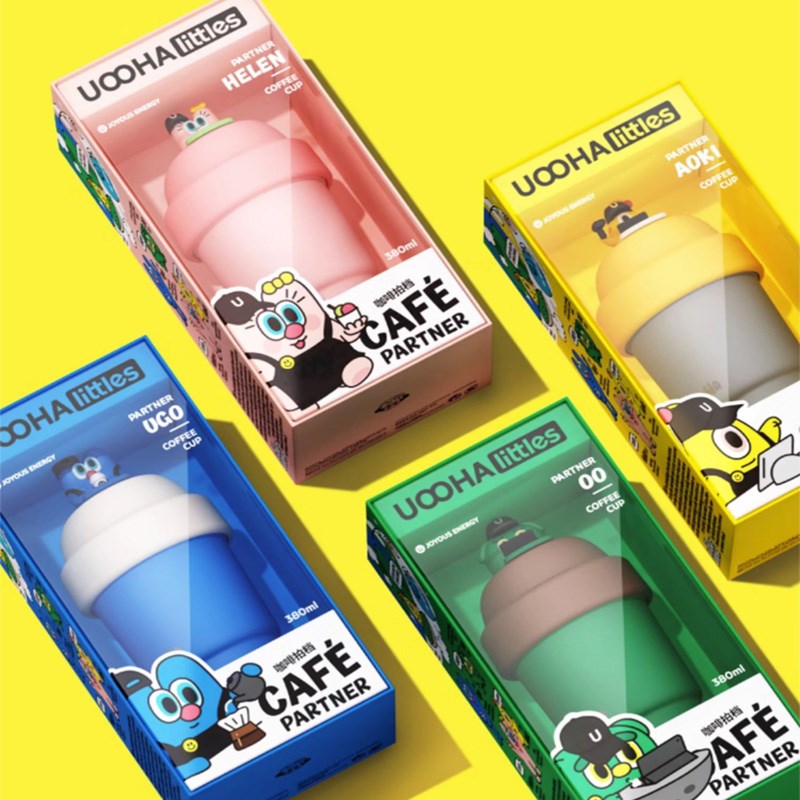 uooha直饮咖啡杯子保温摇摇杯随手杯男女高P颜值多巴胺水杯便携