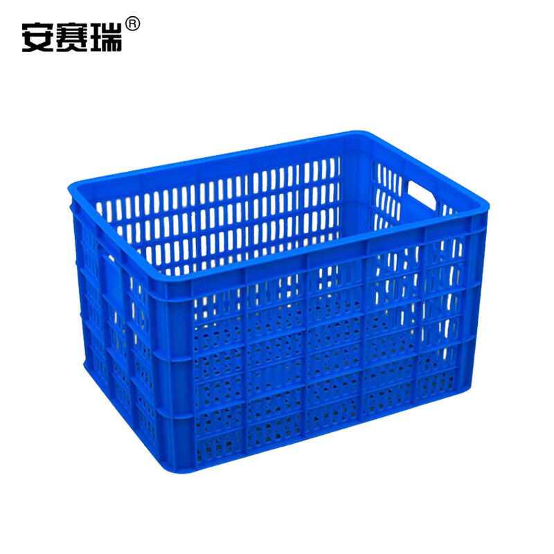 安赛瑞塑料周转筐快递筐收纳筐工厂仓库物流周转箱蔬菜水果周转筐