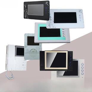 家用可视门铃应答室内机彩色高清楼宇对讲门禁系统套装话机带开锁