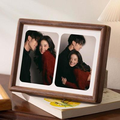 多宫格洗照片做成相框定制空框摆台加打印相册高级感diy桌面摆件