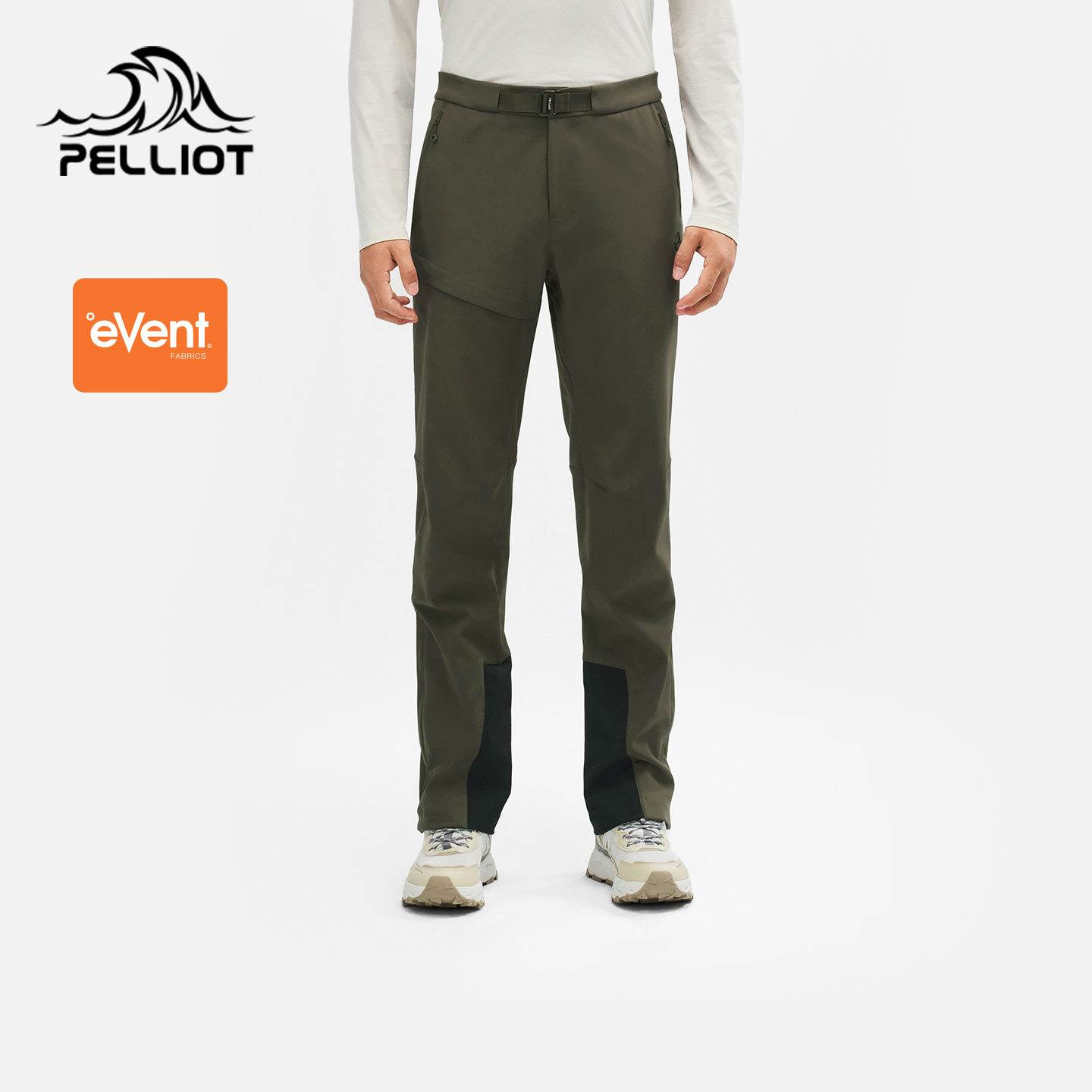 【风盾P25】伯希和户外软壳裤秋冬新款eVent专业防风耐磨登山长裤