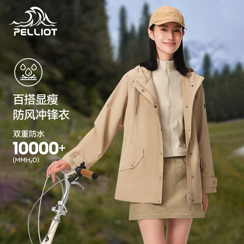 2024新款防风防水单层冲锋衣