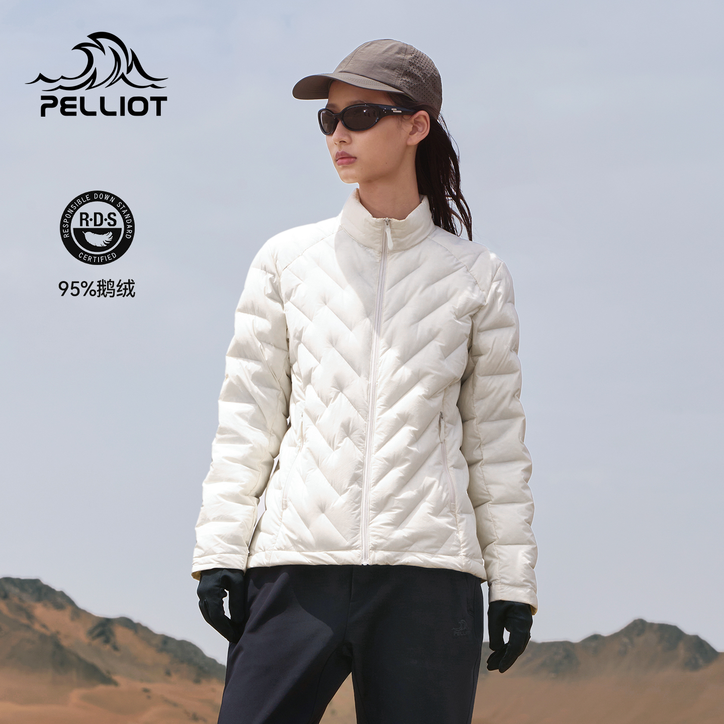 伯希和户外800蓬羽绒服女款鹅绒冬季保暖外套2025新款冲锋衣内胆