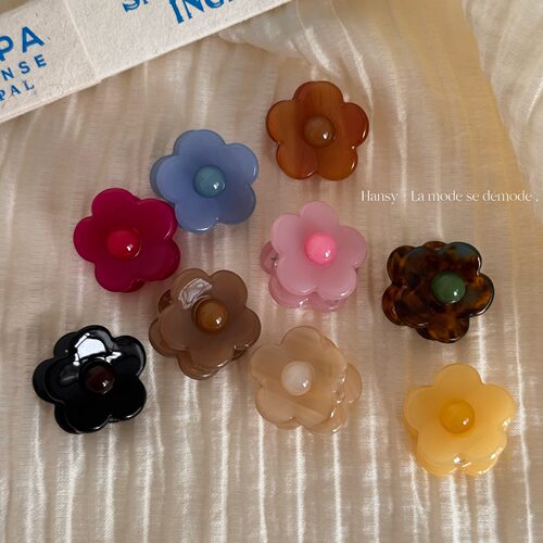 彩色醋酸抓夹高级感迷你小号发夹侧边小抓夹女鲨鱼夹子夹头发头饰
