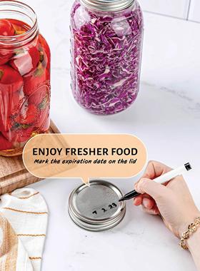 ball mason jar梅森瓶玻璃密封罐食品级杯烟斗分体盖水果罐头罐子