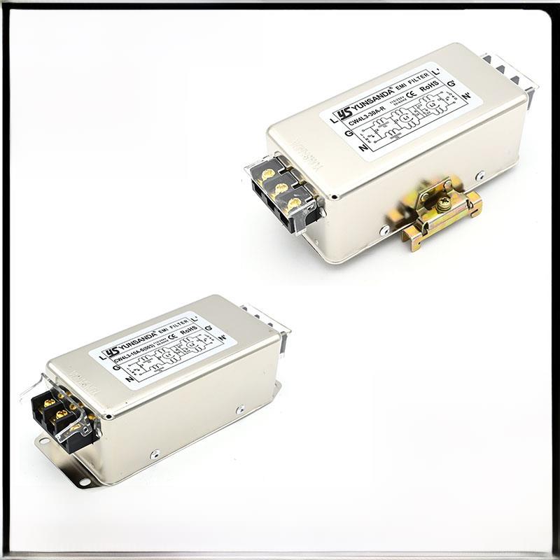 Cw4L3-30A-S（003）单相三相交流电源滤波器220V高性能电磁干扰滤