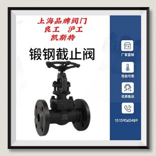 上海良工 沪工凯斯特锻钢法兰停止阀闸阀J41H高温高压蒸汽手动阀