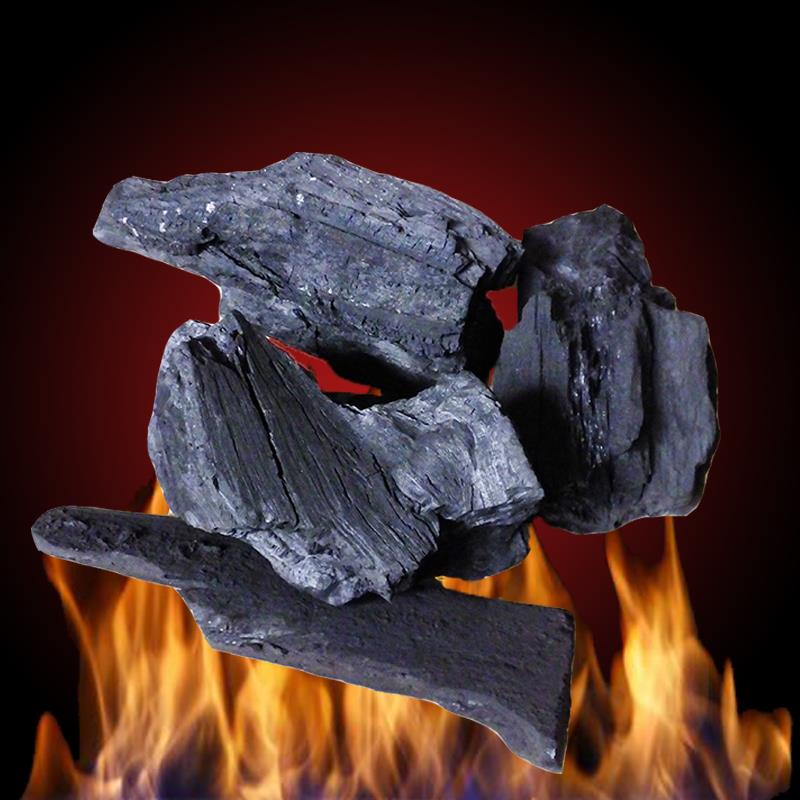 贵州农家木炭2斤 杂木炭户外烧烤碳原木果木炭自制无烟烤火炭包邮