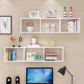 墙上壁挂置物架隔板酒架墙壁书架学生儿童书柜置物架壁柜吊酒架柜