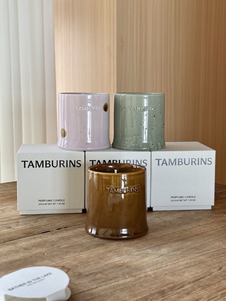 TAMBURINS陶瓷香氛蜡烛礼盒圣结金属210g室内持久留香高级感香氛,家居饰品,香薰蜡烛,淘宝优惠券,粉丝福利购,淘宝优惠卷