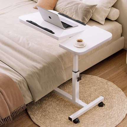 床边桌可移动床上电脑桌懒人桌子升降桌家用笔记本写字桌折叠桌