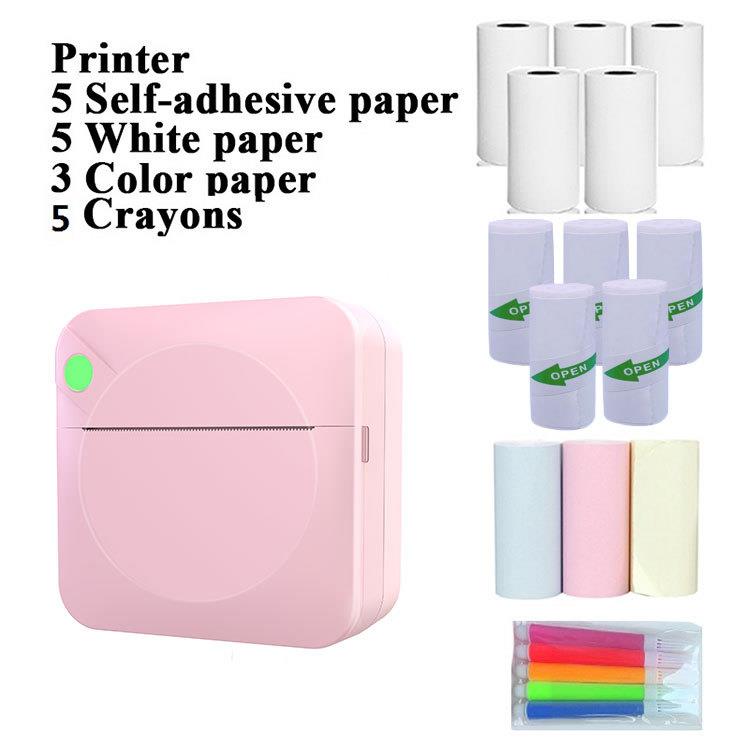 标签打印机小型家用手持便携式迷你不干胶姓名贴纸条码打印机