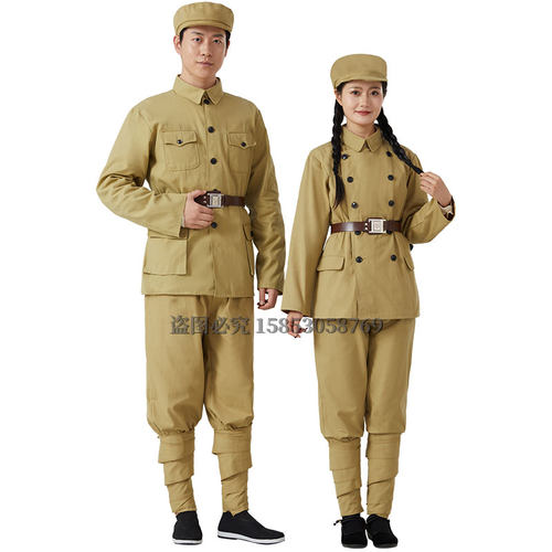 棉志愿军演出服抗美援朝时期服装
