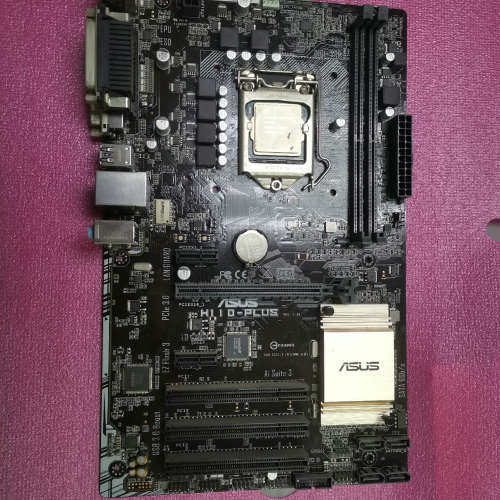议价ASUS H110-PLUS主板，带G4400cpu，能正常