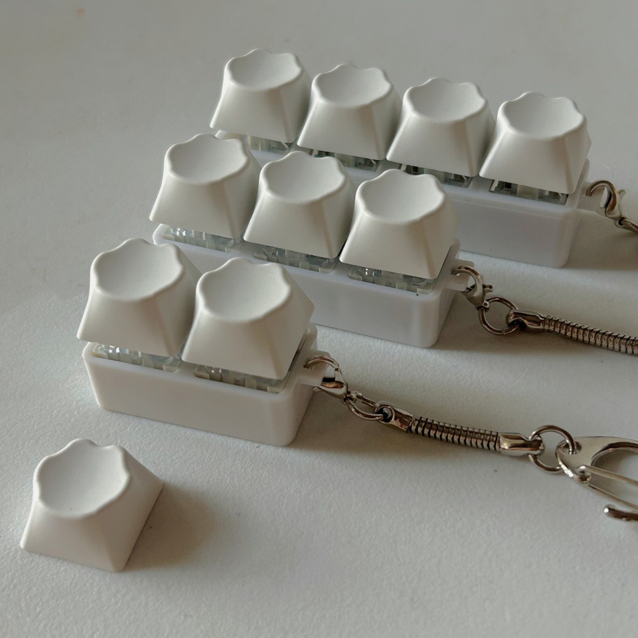 猫爪可键盘素材按键解压玩具钥匙