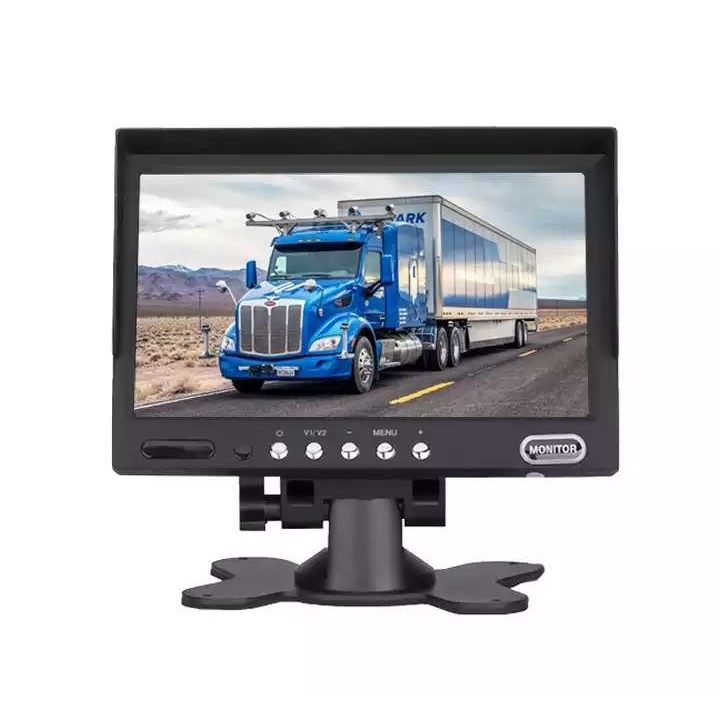 12V 24V 7寸 TFT LCD 高清汽车后视校车监视器卡车货车车载显示器