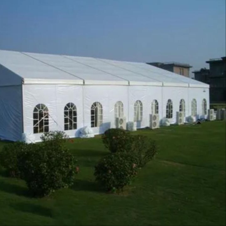 定制租赁景区酒店铝合金篷房多边形尖顶民宿彩色婚宴活动帐篷篷房