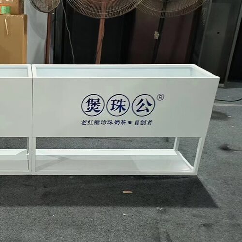 户外不锈钢铁艺花箱护栏组合市政道路小区隔离外摆铁艺花槽商业街