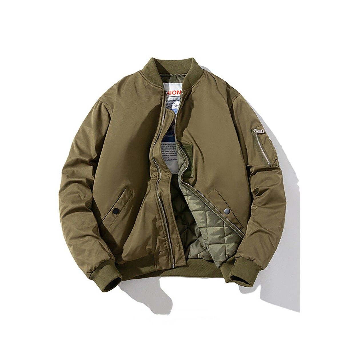 MUSONMU秋冬加厚棒球服女情侣棉服MA1飞行员夹克男棉衣宽松外套