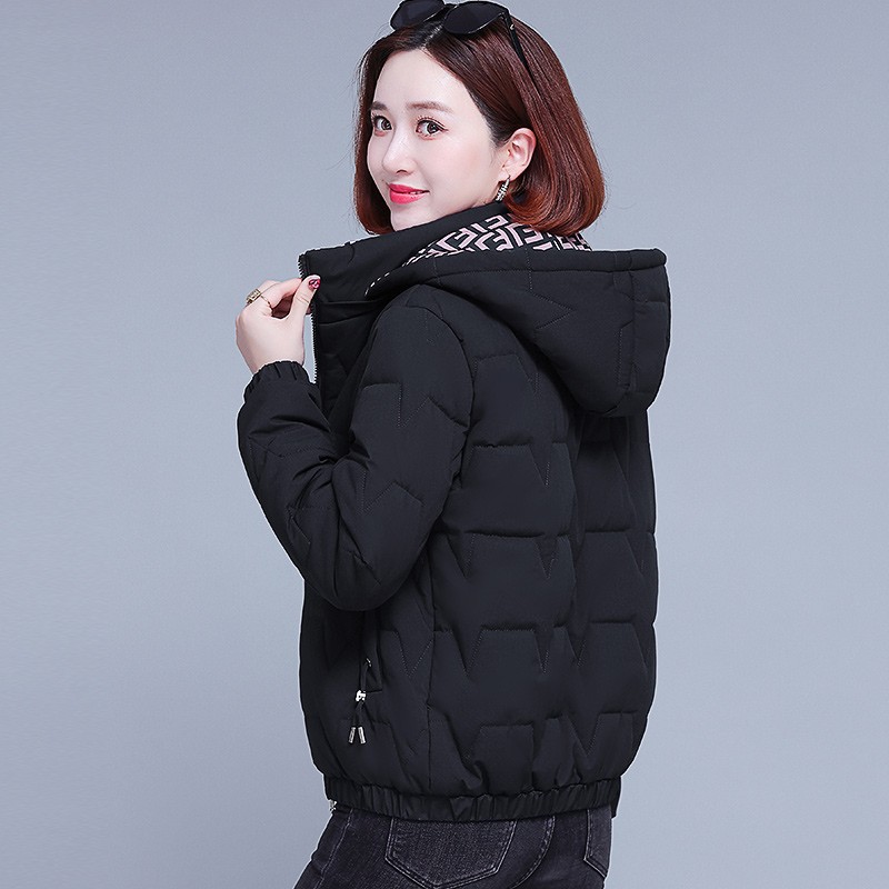 短款加绒加厚外套女2025冬季新款时尚减龄宽松显瘦百搭羽绒棉服潮