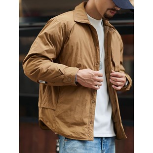 Madness Mdns Wruei潮牌2025冬季轻薄羽绒服保暖外套男士工装夹克