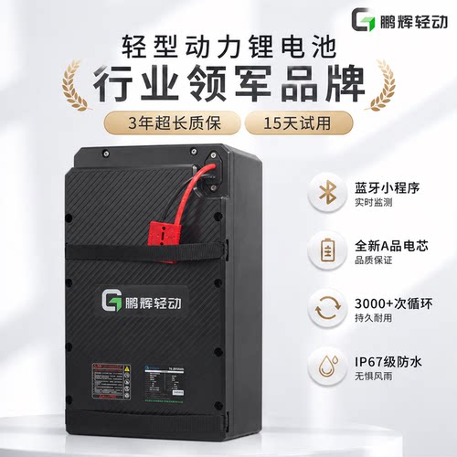 鹏辉轻动72V40AH磷酸铁锂电池