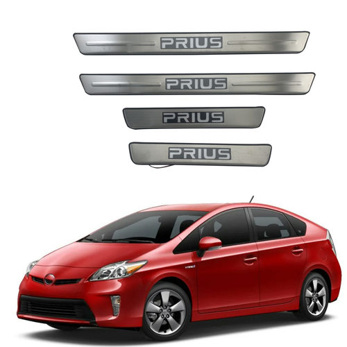 适用于2010-2016款丰田普锐斯prius30系带灯门槛条LED迎兵踏板