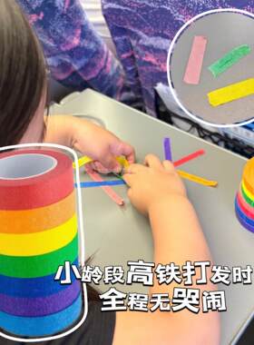 儿童高铁打发时间玩具小月龄宝宝坐飞机旅行哄娃神器安抚贴纸胶带