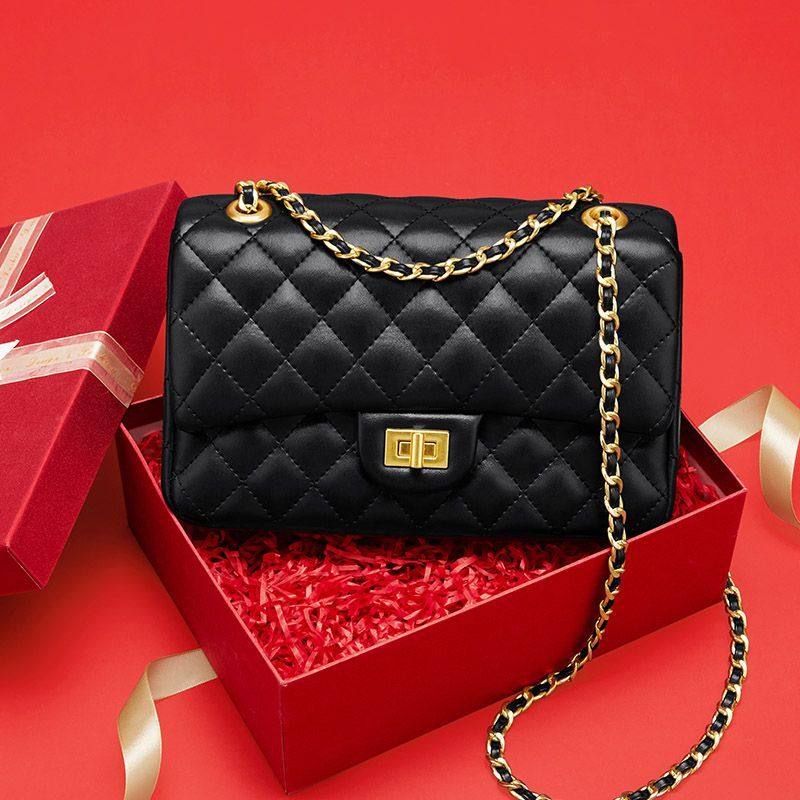 蔻一香风菱格链条包包女士新款时尚百搭高级牛皮单肩包腋下斜挎包,运动包/户外包/配件,单肩包,淘宝优惠券,粉丝福利购,淘宝优惠卷