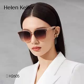 海伦凯勒韩国v牌GM太阳眼镜女近视偏光小香墨镜男高版本防紫外线