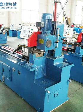 315全JS-0727-动油缸送切管机高精度切边无毛刺料厚壁管金切自割