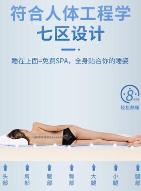 泰国天然乳胶床垫95D宿一体型CD00310cm成薄绒垫米榻榻学生舍家用