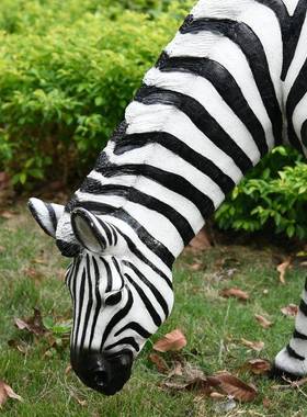 璃户外WG18045真玻bam仿a钢树脂农场公n园庭院动物模型雕塑装饰工