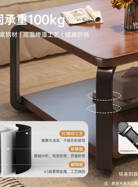 实木茶几小户型家客厅用简约现沙发边代台新款极简茶办公室小OHR