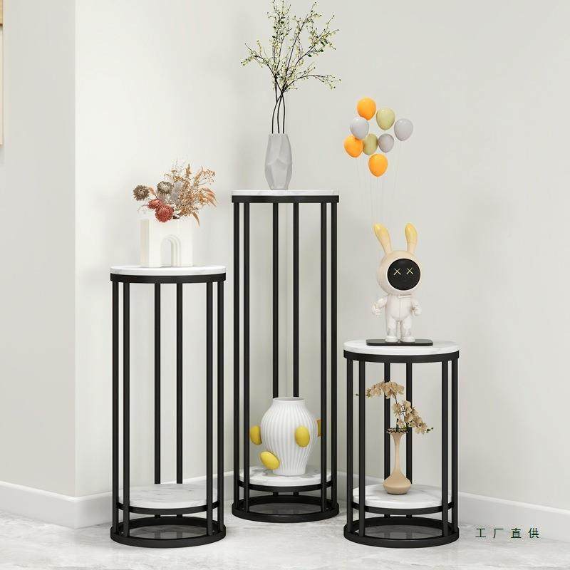 奶油地风花架客厅落视电柜旁985花架轻奢现代简约铁艺绿萝花式盆,住宅家具,花架/花几,淘宝优惠券,粉丝福利购,淘宝优惠卷