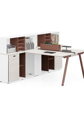 XYN1.理6大米电小型班桌转角主管经桌侧柜办公桌职员脑台边柜财务