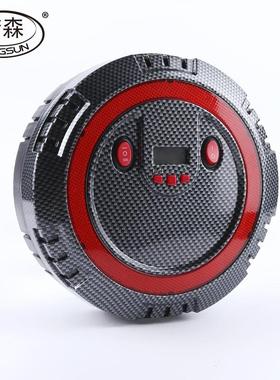 1308BS显单缸汽车充气泵便车携式迷MS-1308B你黑色电动打气泵数充