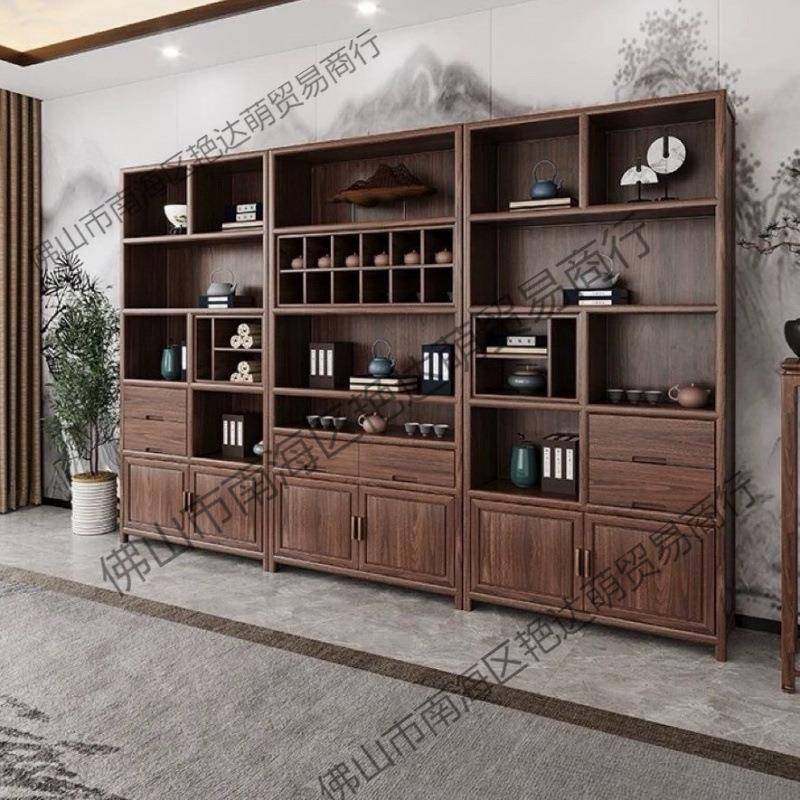 阁新中式榆木多宝实木博古屏PIR风展客厅示柜收纳置物架隔断书架,住宅家具,多宝格/博古架,淘宝优惠券,粉丝福利购,淘宝优惠卷
