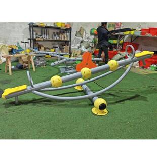 户区外儿跷跷跷板幼儿园社游IRQ艺设施跷跷板公园童跷板室外双人