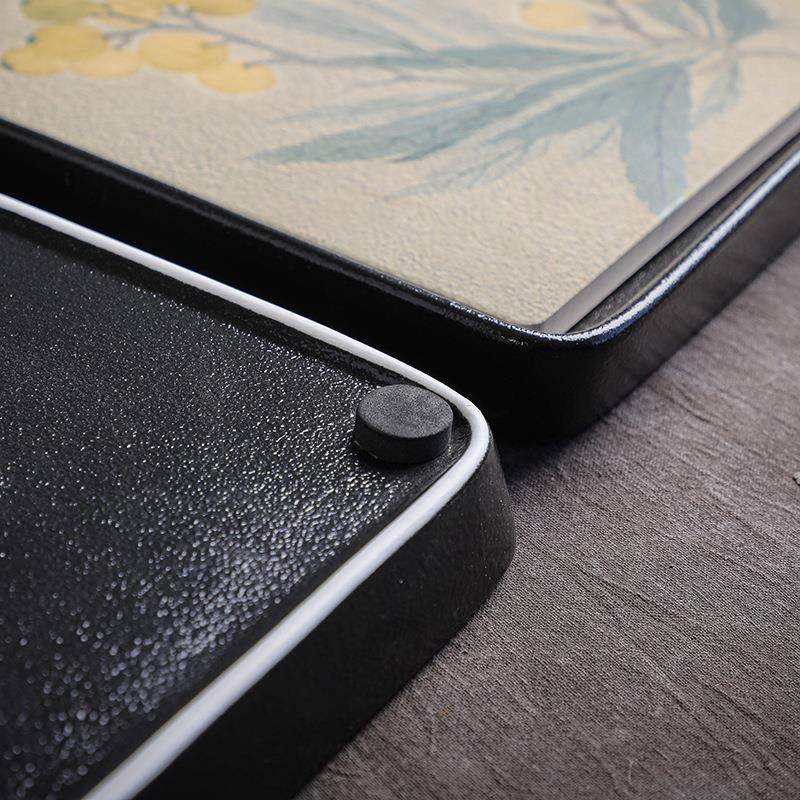 创意茶速干水茶干泡盘全陶吸盘瓷GPP-2家用沥水壶承小台托盘厂家