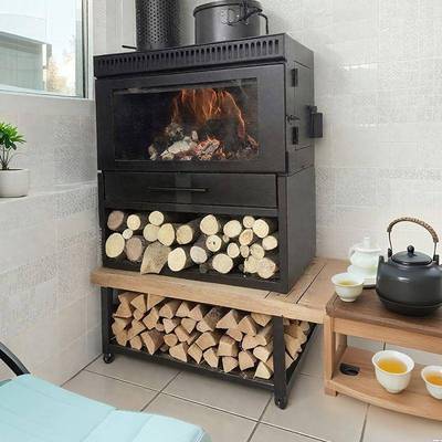 真木火木DDO壁炉柴取暖农燃村家用室炉内民宿别墅柴火欧式取暖火