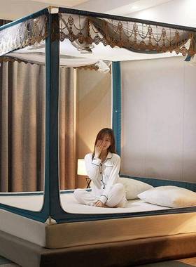 新款家用蚊帐包1.8人床1m.5PHO米蒙古全封闭双防摔儿童1.2米围