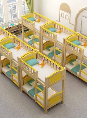 高箱下床实木成年双人人上床双架午多TB-64082功能子睡母床城堡滑