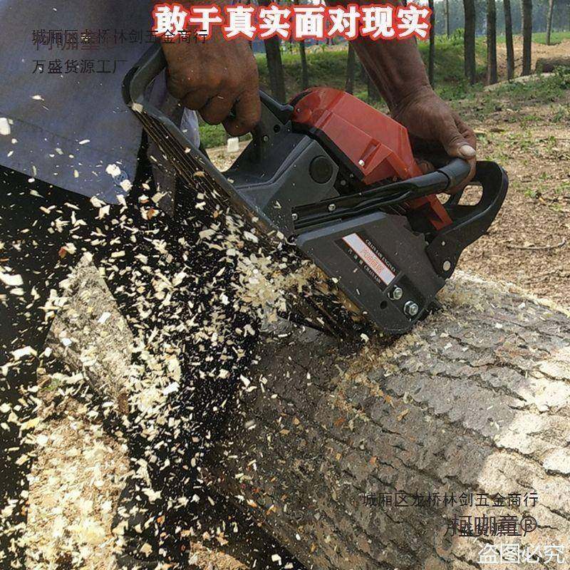 新油款二程锯汽油砍树家KYE用冲锯伐木锯电锯小型手持大功率汽麦