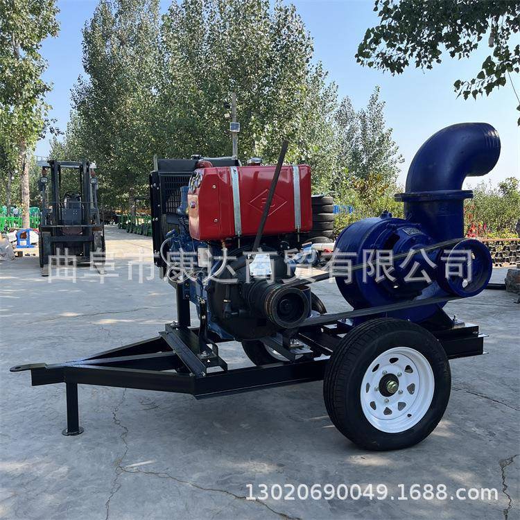 拖拉机轴轴流泵6寸输8寸110寸2寸出排涝泵工地抽池塘水泥浆NAX水