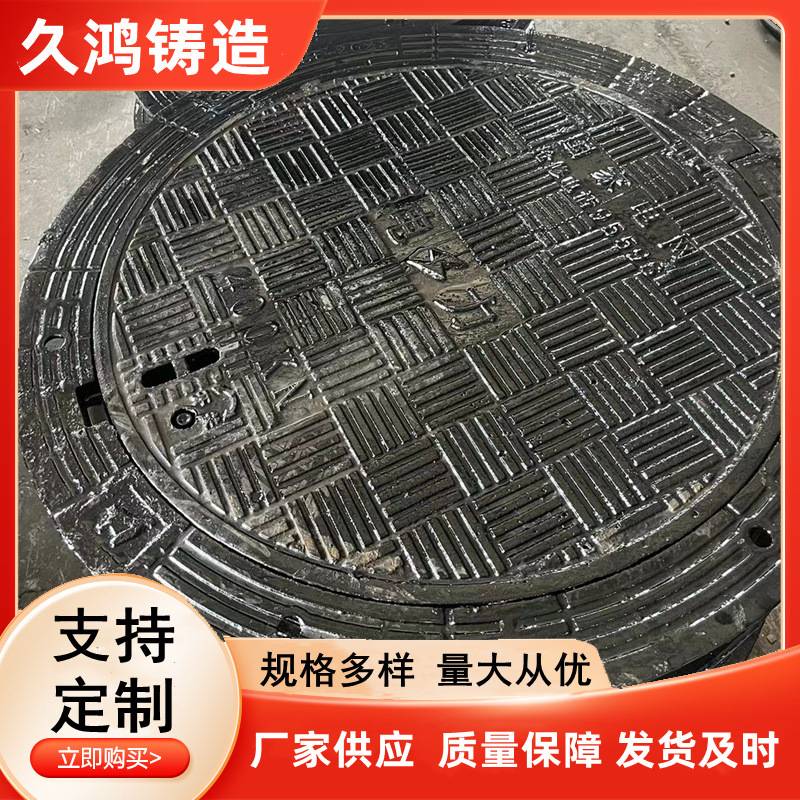山东聊城厂家生产销售球墨铸铁井盖圆井方井防尘降各种规格多种